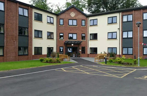New Bradley Hall - An outside view of the home